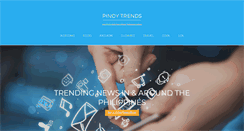 Desktop Screenshot of pinoytrends.net