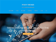 Tablet Screenshot of pinoytrends.net